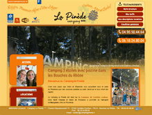 Tablet Screenshot of campingpinede.fr